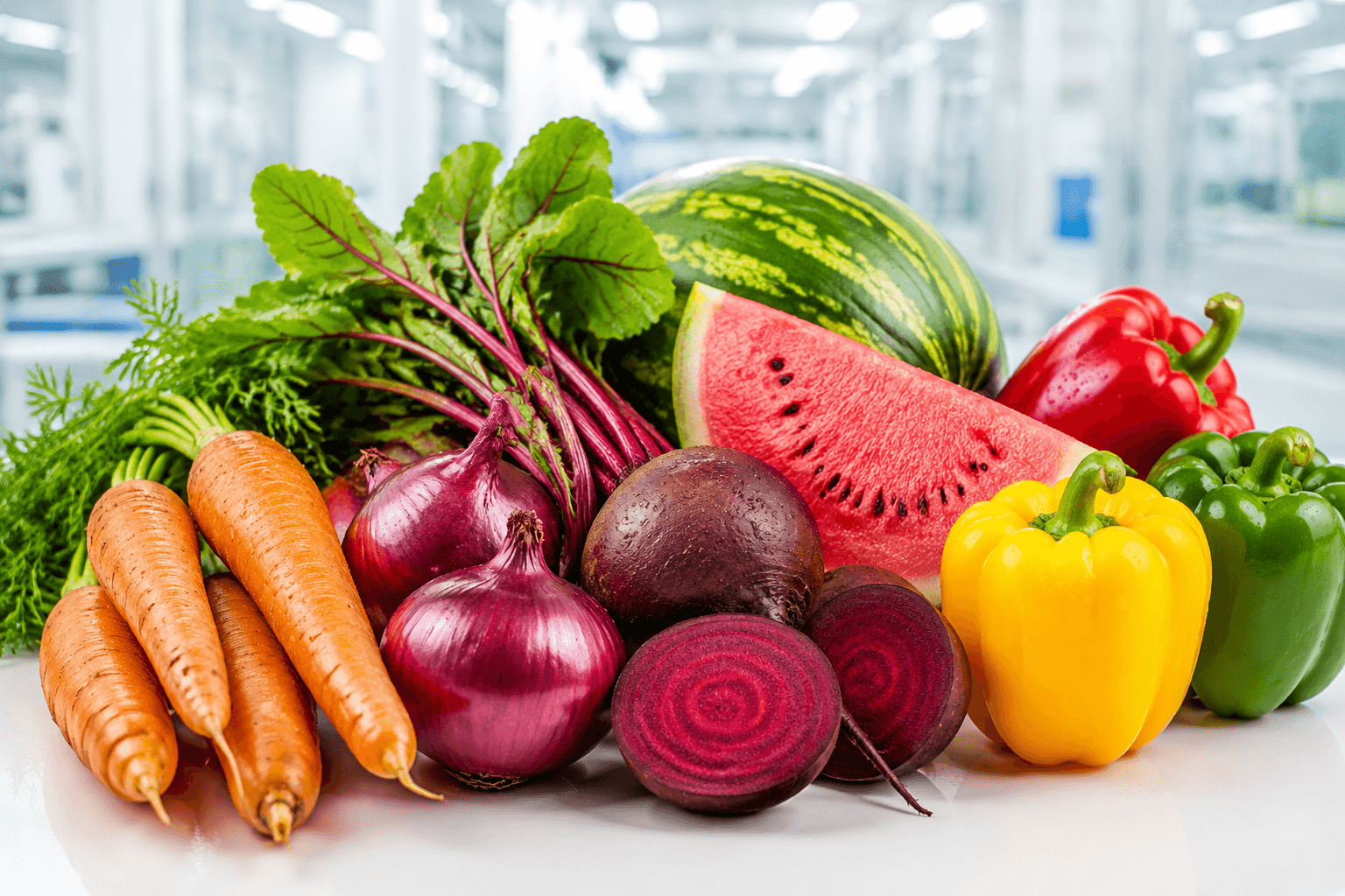 Fresh fruits and vegetables supply chain