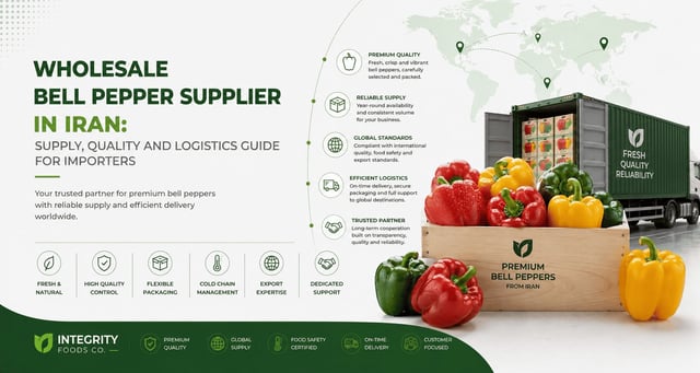 Wholesale Bell Pepper Supplier in Iran: Supply, Quality and Logistics Guide for Importers